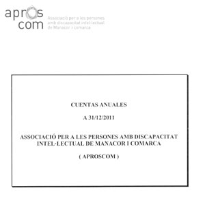 Portada Comptes Anuals 2011