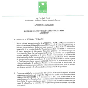 Portada Informe d'Auditoria