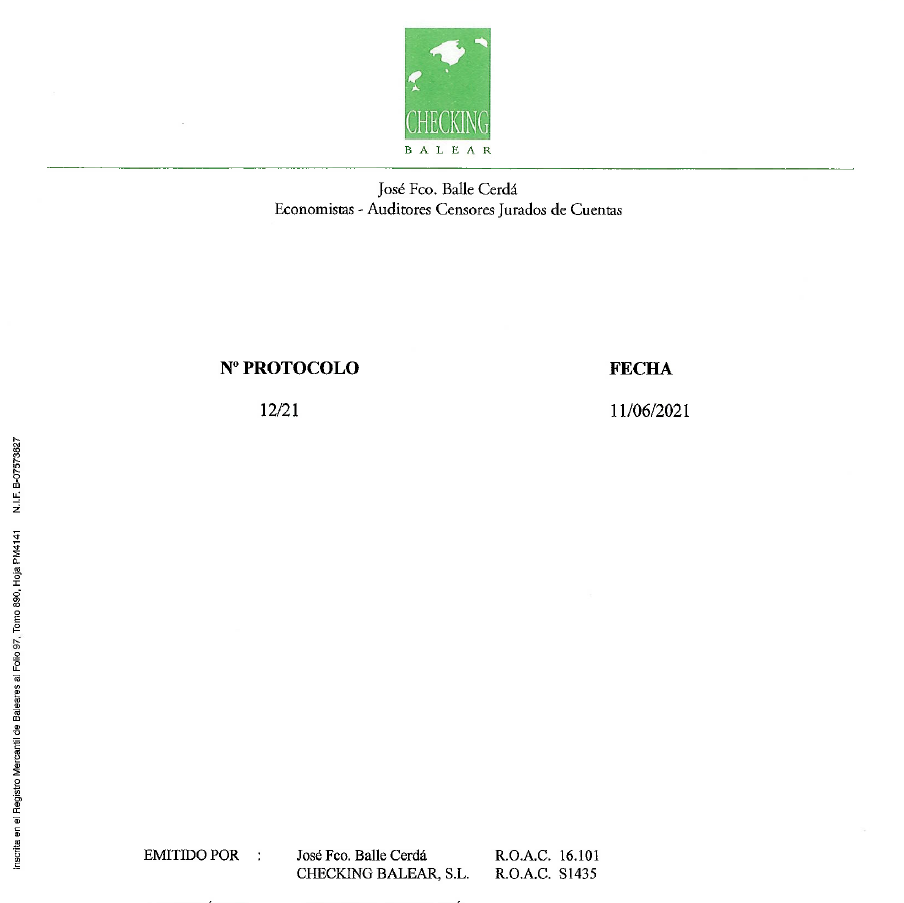 Portada Informe d'Auditoria 2020