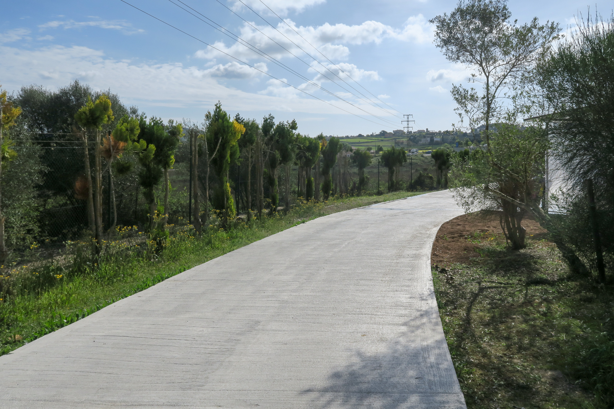 entrada a l'àrea de rentat